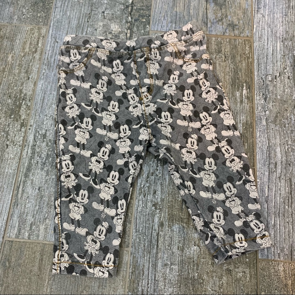 Zara Disney Baby jeggings~Mickey & Minnie
